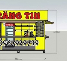 THIẾT KẾ KIOT CĂNG TIN - KIOT BÁN ĐỒ ĂN - MẪU 1