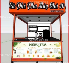 KIOT BÁN CÀ PHÊ PHA MÁY GIÁ RẺ - MẪU 10