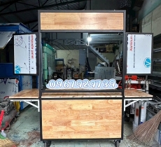 XE ĐẨY BÁN CÀ PHÊ TAKE AWAY THÁO LẮP GIÁ RẺ