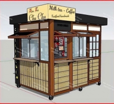 MẪU THIẾT KẾ KIOT CÀ PHÊ BẰNG GỖ ĐẸP MẮT
