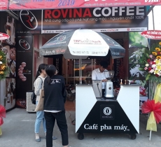 Mẫu xe đẩy bán cà phê độc đáo, giá rẻ