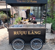 XE ĐẨY BÁN RƯỢU TRƯNG BÀY GIÁ RẺ NHẤT
