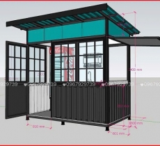 THIẾT KẾ KIOT TÔN GIÁ RẺ CHẤT LƯỢNG