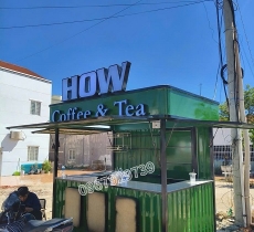 THI CÔNG KIOT CÀ PHÊ BẰNG TÔN GIÁ RẺ