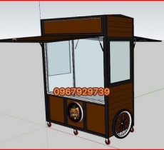 XE ĐẨY BÁN HÀNG LƯU ĐỘNG - MẪU 3