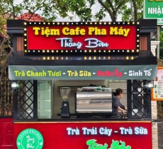 xe bán cafe pha máy