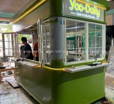 THIẾT KẾ THI CÔNG CHUỖI KIOT BÁN NƯỚC YOO - DAILY CHẤT LƯỢNG